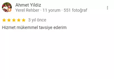Ekomax Google yorumu