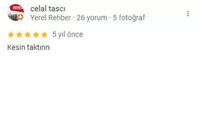 Ekomax Google yorumu