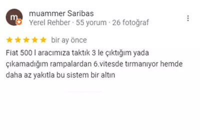 Ekomax Google yorumu