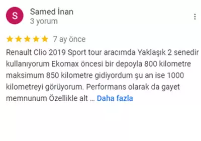 Ekomax Google yorumu