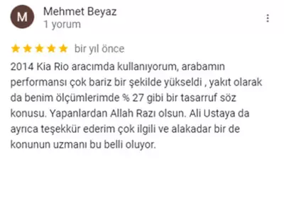 Ekomax Google yorumu