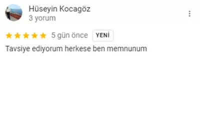 Ekomax Google yorumu