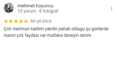 Ekomax Google yorumu