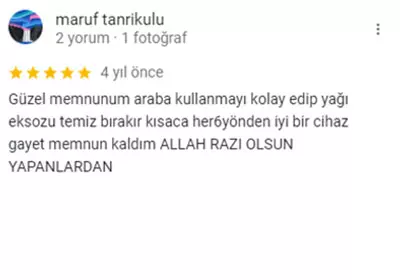 Ekomax Google yorumu