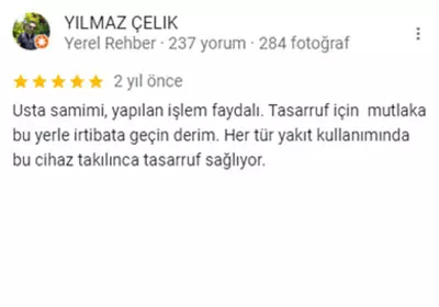 Ekomax Google yorumu