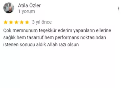 Ekomax Google yorumu