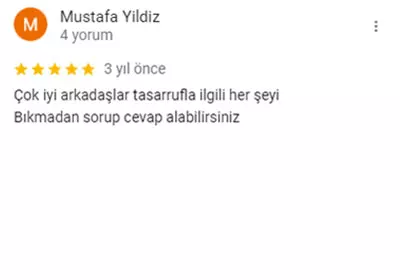 Ekomax Google yorumu