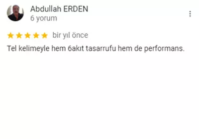 Ekomax Google yorumu