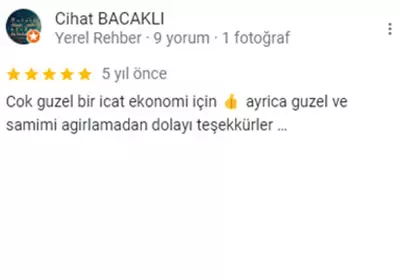 Ekomax Google yorumu