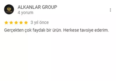 Ekomax Google yorumu